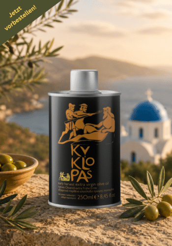 Kyklopas Early Harvest 250 ml Kanister – Limitiertes Premium Olivenöl aus Griechenland