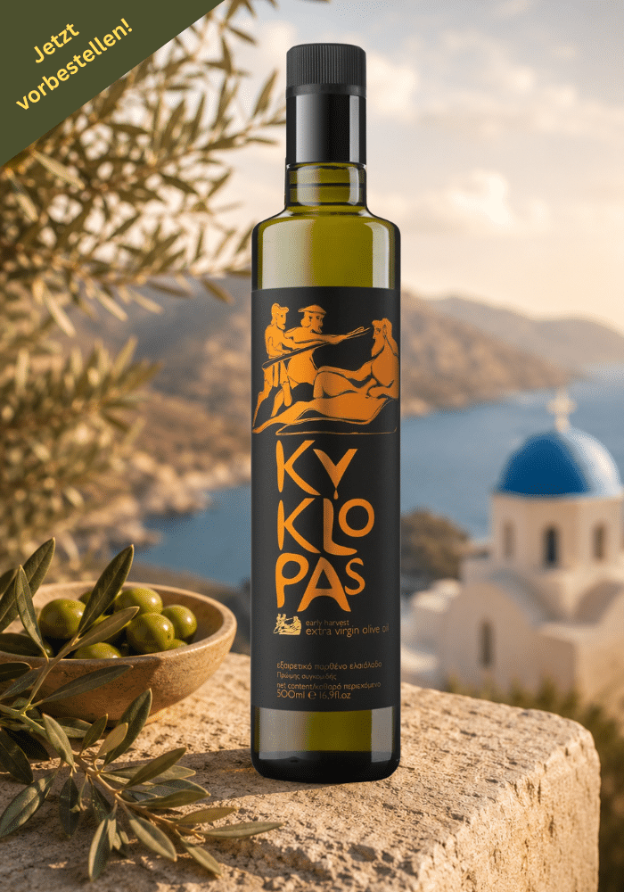 Kyklopas Early Harvest 500 ml – Hochwertiges natives Olivenöl extra aus Griechenland