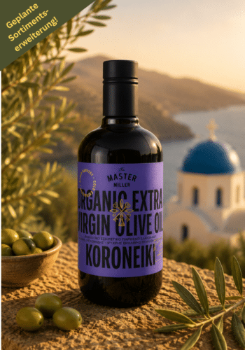 The Master Miller Koroneiki Premium Early Harvest – griechisches Olivenöl aus Olympia