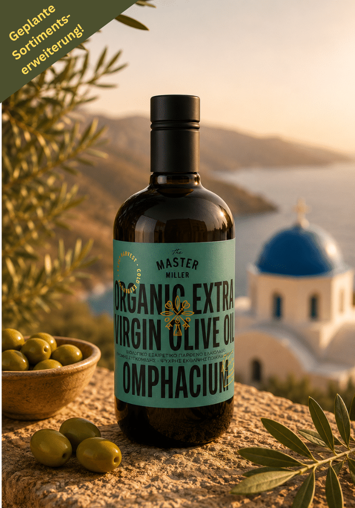 The Master Miller Omphacium Organic – griechisches Bio-Olivenöl aus Olympia