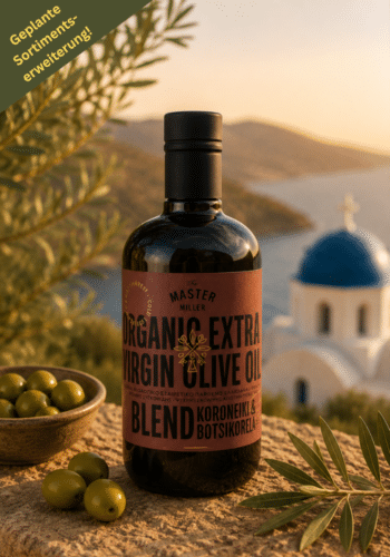 The Master Miller Premium Organic Blend – griechisches Bio-Olivenöl aus Olympia